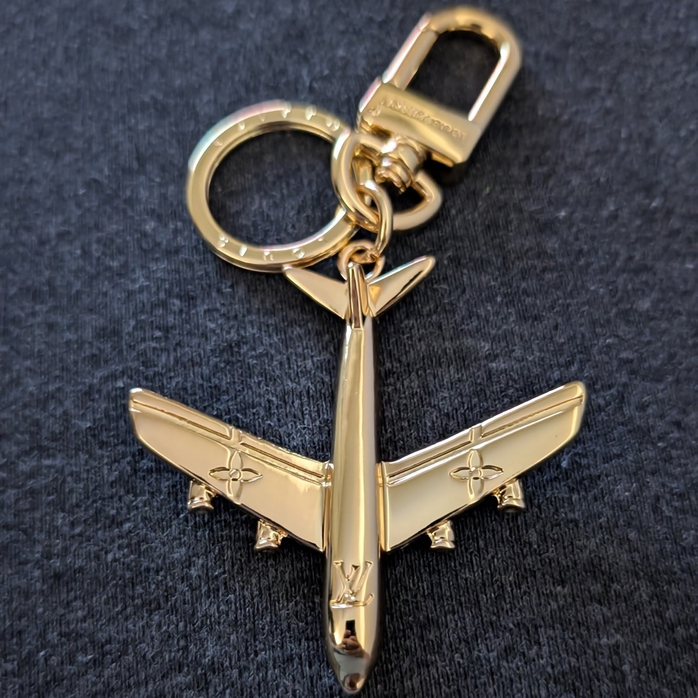 LV Plane Key Holder / Bag Charm